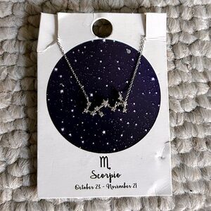 Scorpio Constellation Jewel Necklace